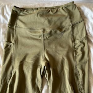 green gymshark leggings